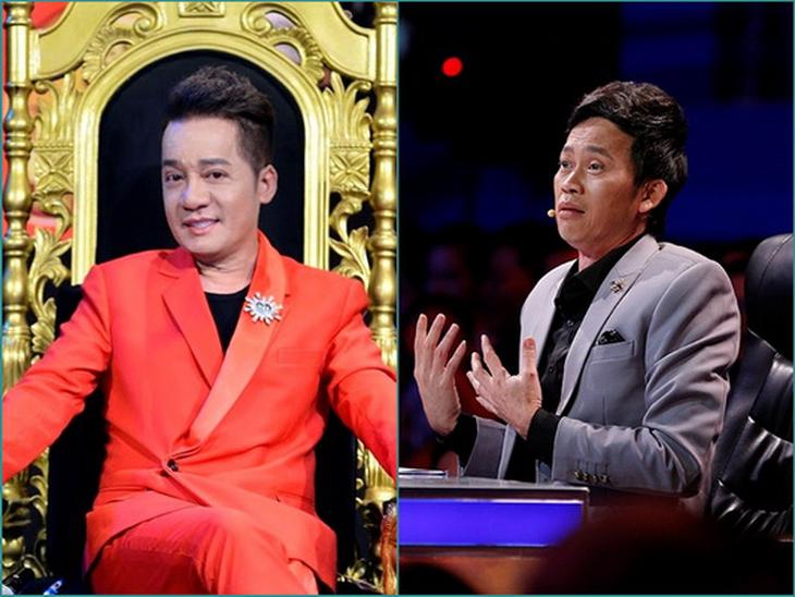 Nghệ sĩ Minh Nhí và Hoài Linh ngồi ghế nóng giám khảo Thách thức danh hài mùa 7.